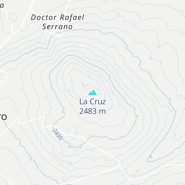 Map of La Cruz