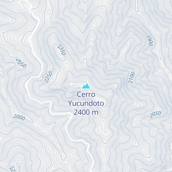 Map of Cerro Yucundoto