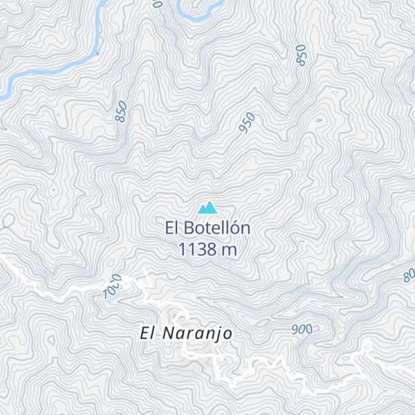 Map of El Botellón