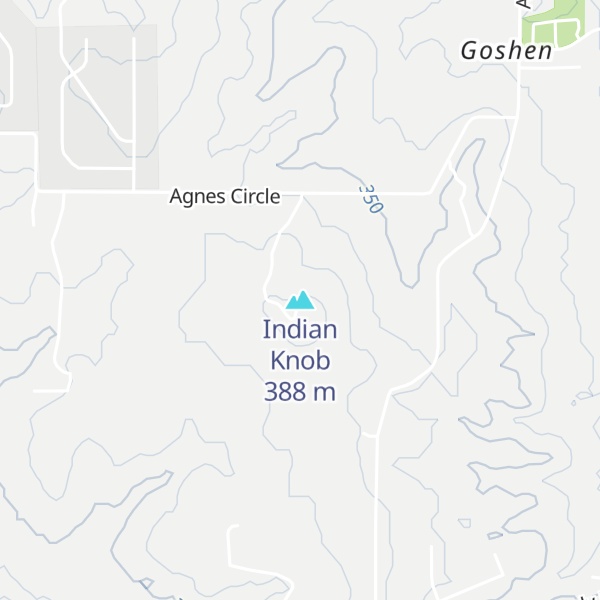 Map of Indian Knob