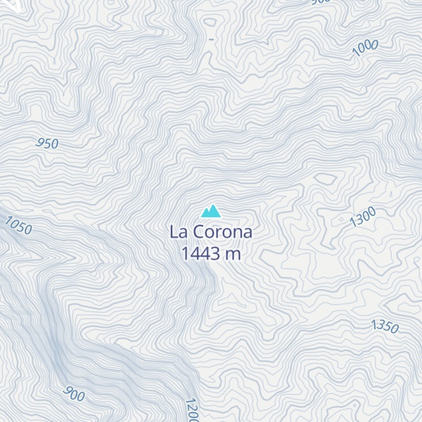 Map of La Corona