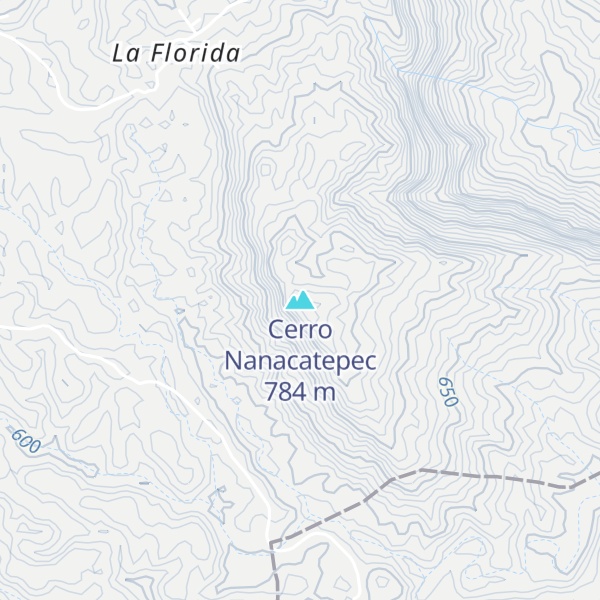 Map of Cerro Nanacatepec