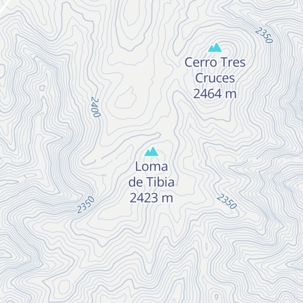 Map of Loma de Tibia