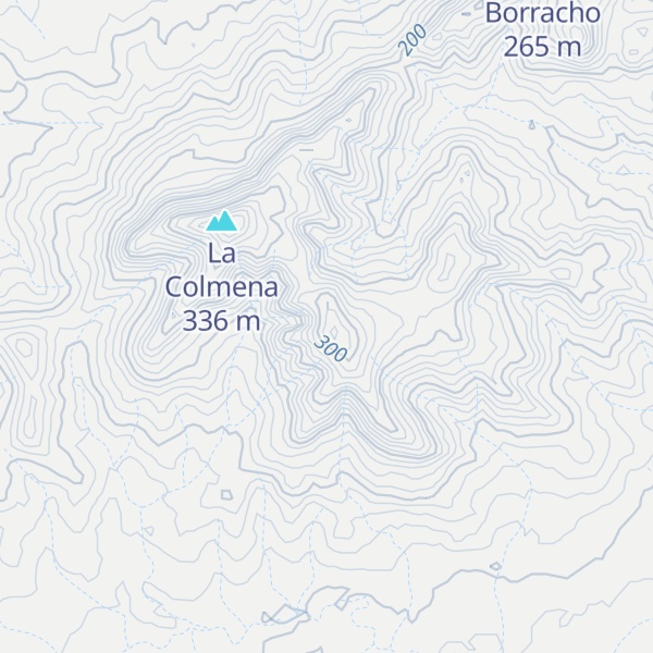 Map of Cerro El Trueno