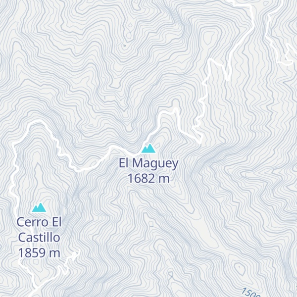 Map of El Maguey
