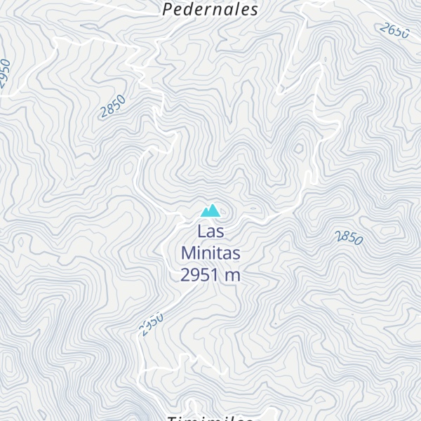 Map of Las Minitas