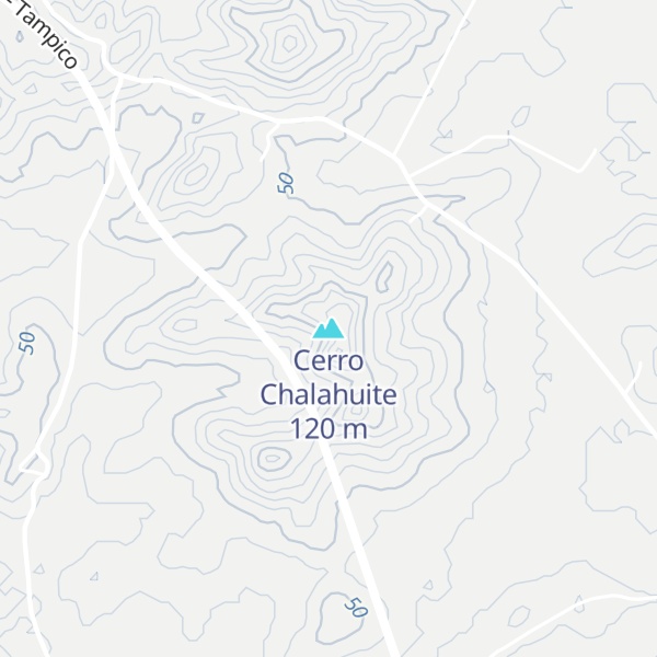 Map of Cerro Chalahuite