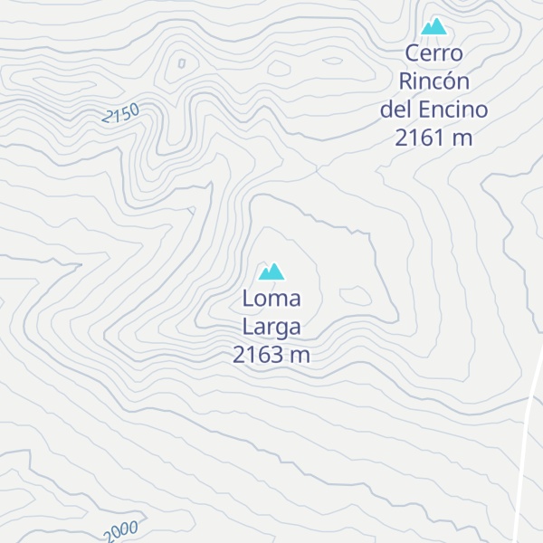 Map of Loma Larga