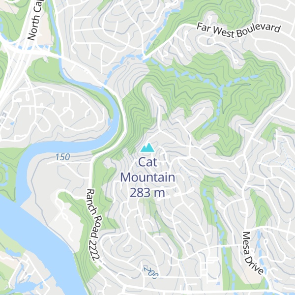 Map of Cat Mountain