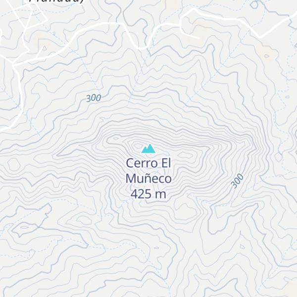 Map of Cerro El Muñeco
