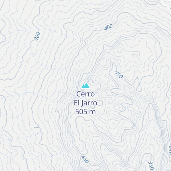 Map of Cerro El Jarro