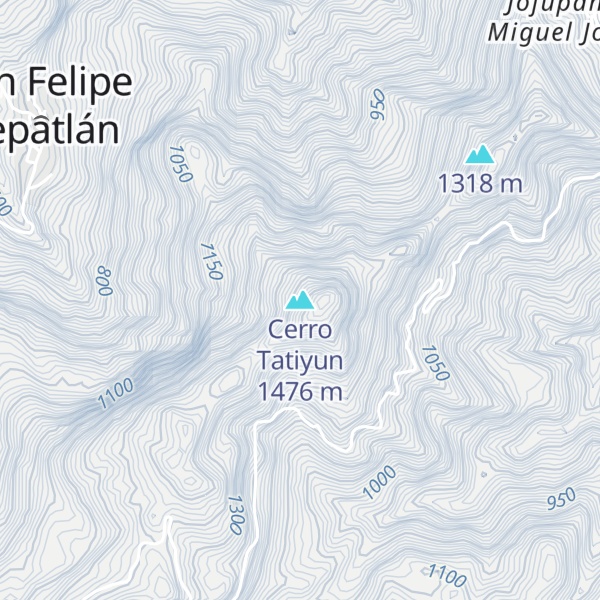 Map of Cerro Tatiyun
