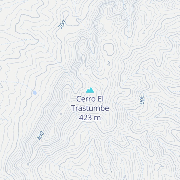 Map of Cerro El Trastumbe