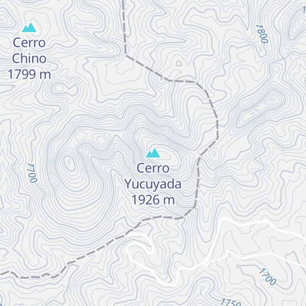 Map of Cerro Yucuyada