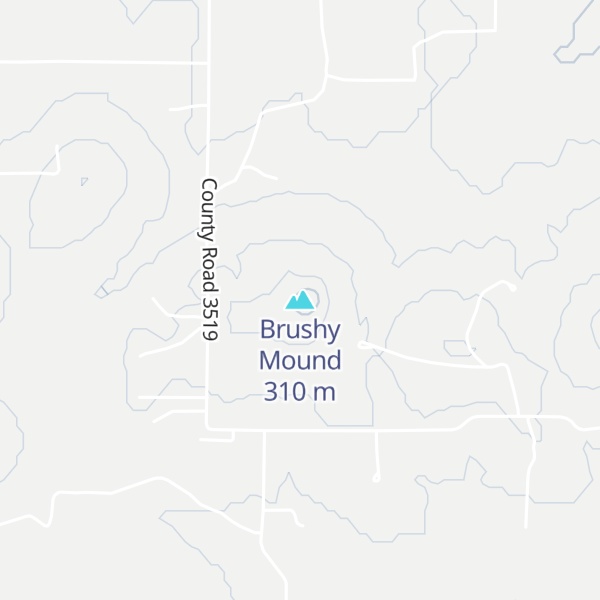 Map of Brushy Mound