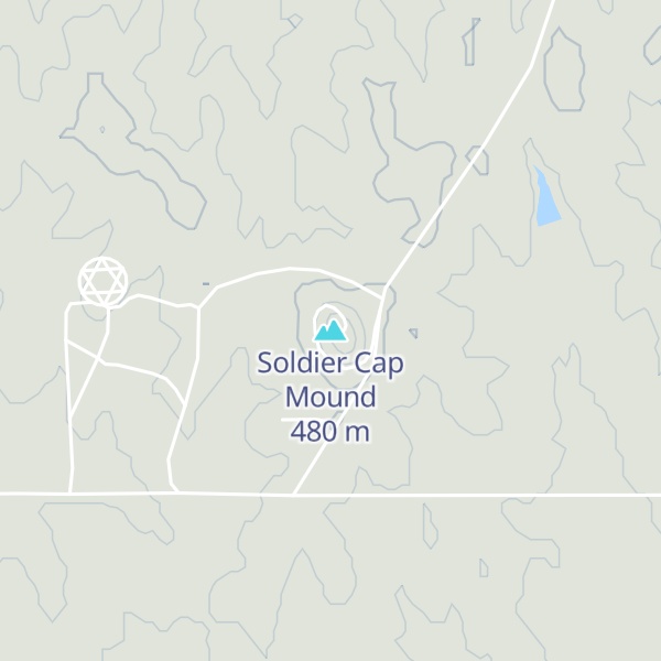 Map of Soldier Cap Mound