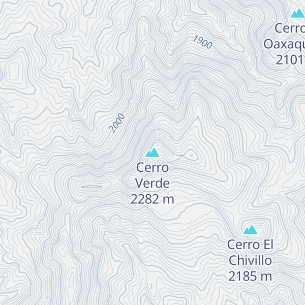 Map of Cerro Verde