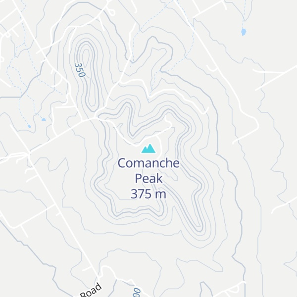 Map of Comanche Peak