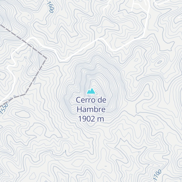 Map of Cerro de Hambre