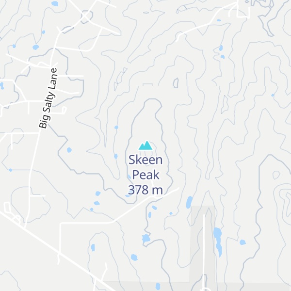 Map of Skeen Peak