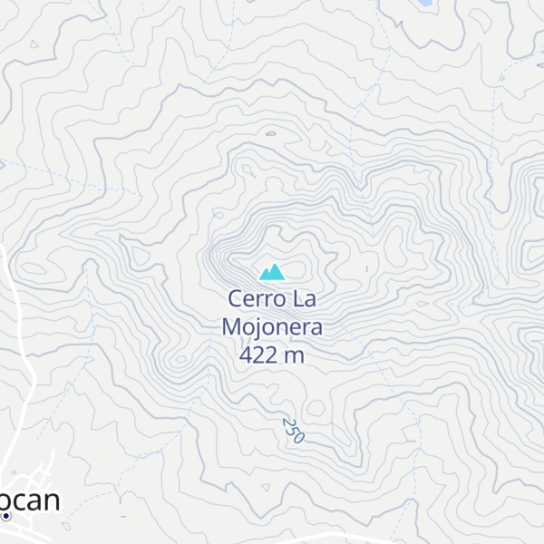 Map of Cerro La Mojonera