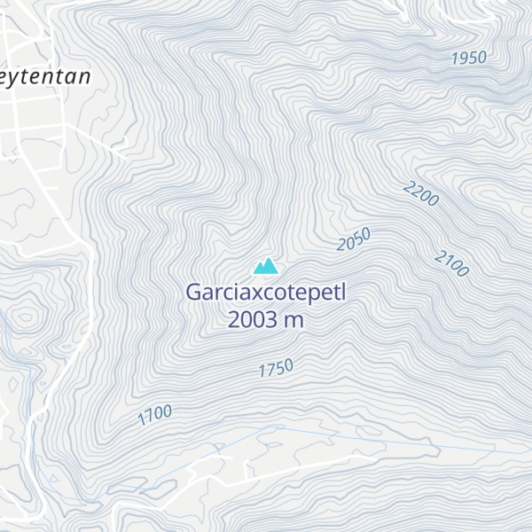 Map of Garciaxcotepetl