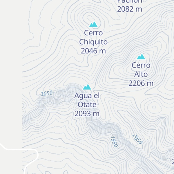 Map of Agua el Otate