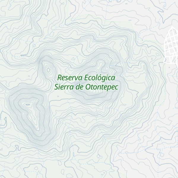 Map of Cerro Liceaga