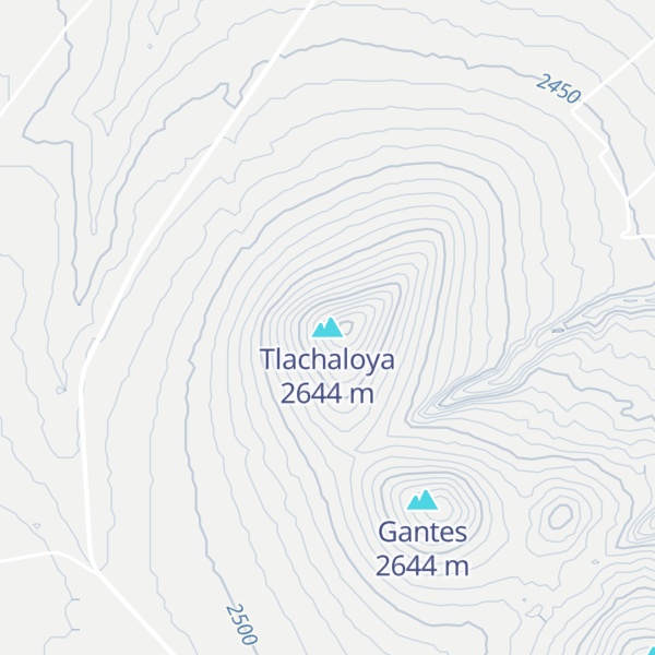 Map of Tlachaloya