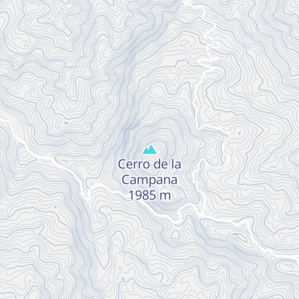Map of Cerro de la Campana