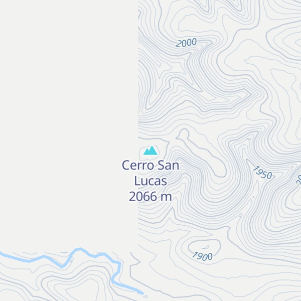 Map of Cerro San Lucas