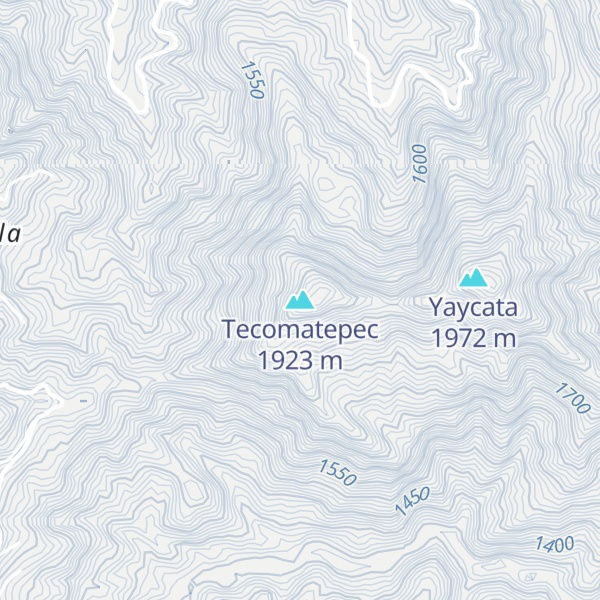 Map of Tecomatepec