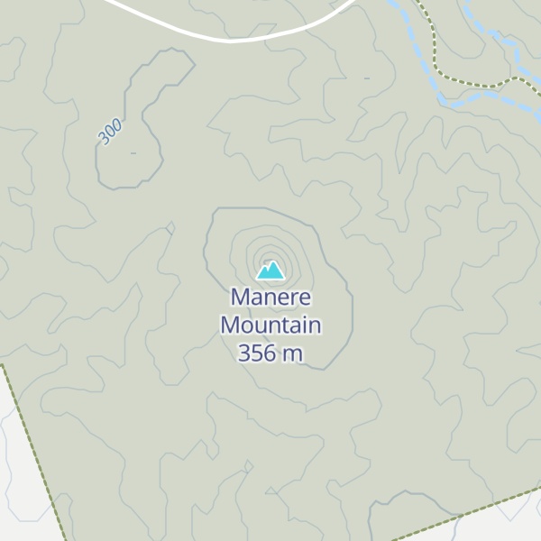 Map of Manere Mountain