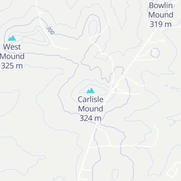 Map of Carlisle Mound