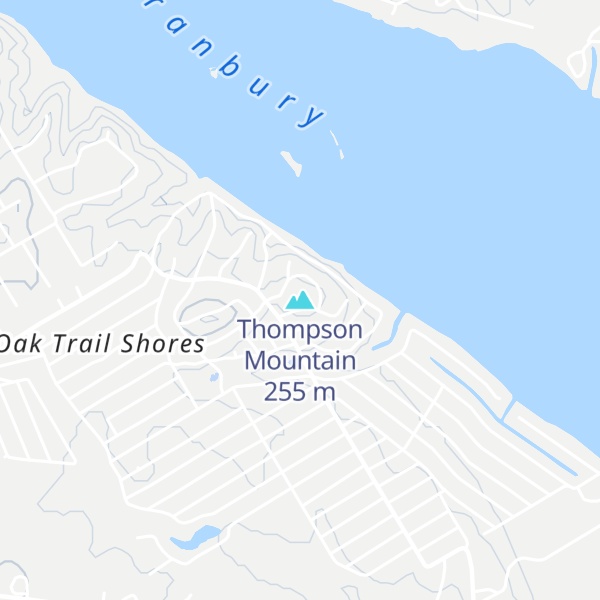 Map of Thompson Mountain