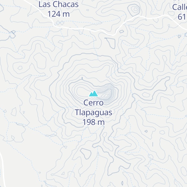 Map of Cerro Tlapaguas
