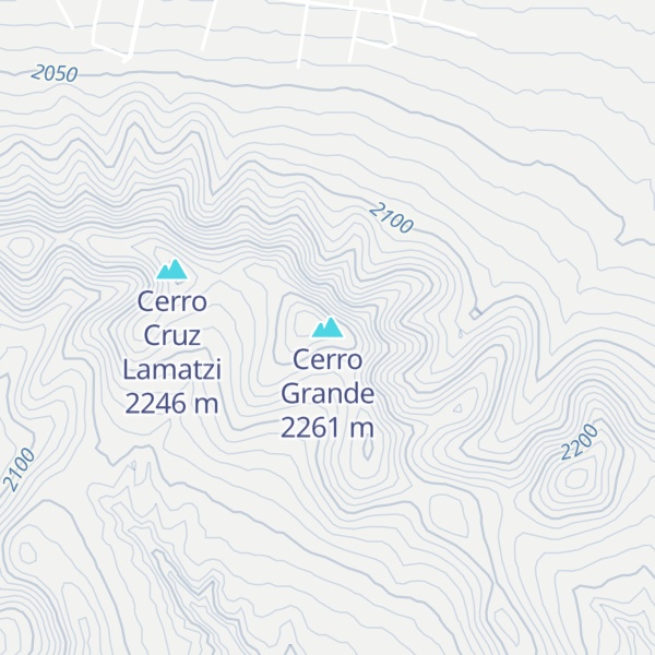 Map of Cerro Grande