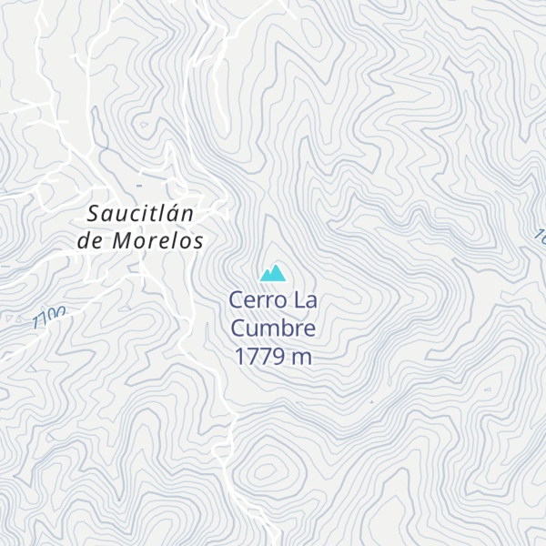 Map of Cerro La Cumbre