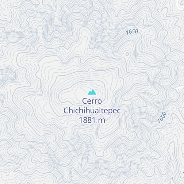 Map of Cerro Chichihualtepec