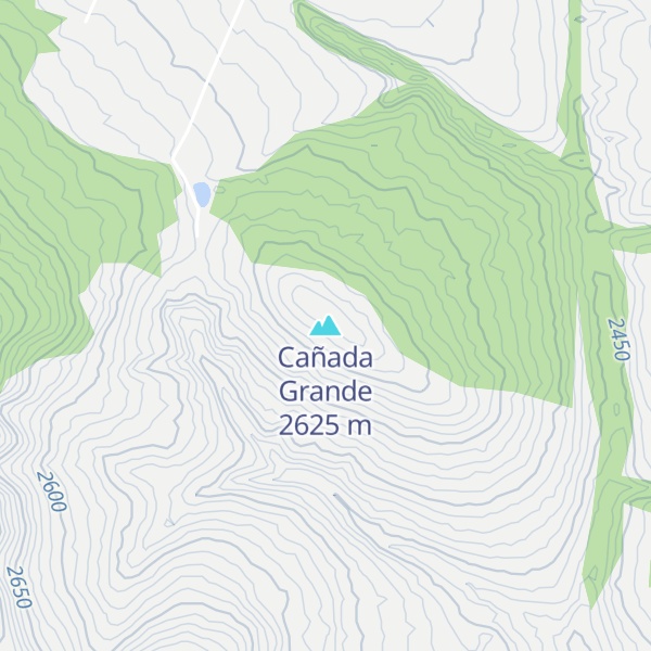 Map of Cañada Grande