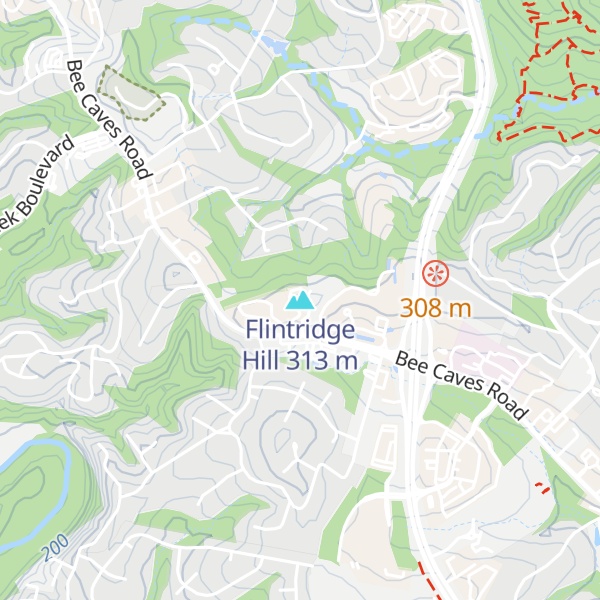Map of Flintridge Hill