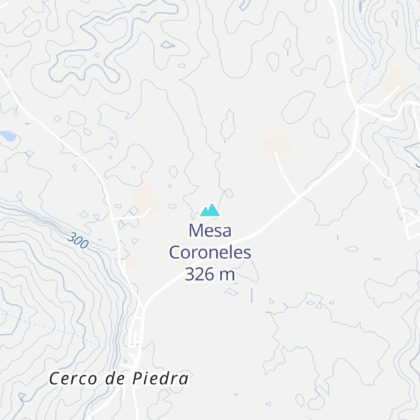 Map of Mesa Coroneles