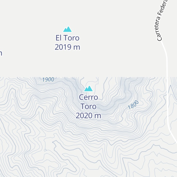 Map of Cerro Toro