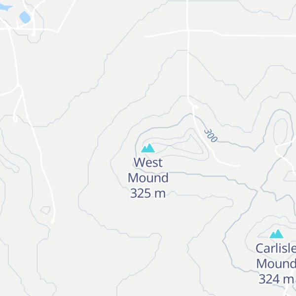 Map of West Mound