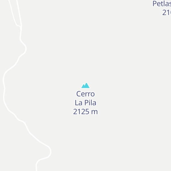 Map of Cerro La Pila