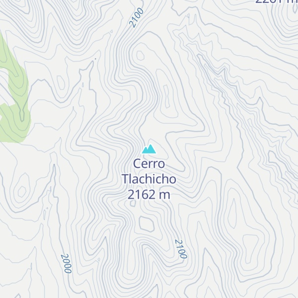 Map of Cerro Tlachicho