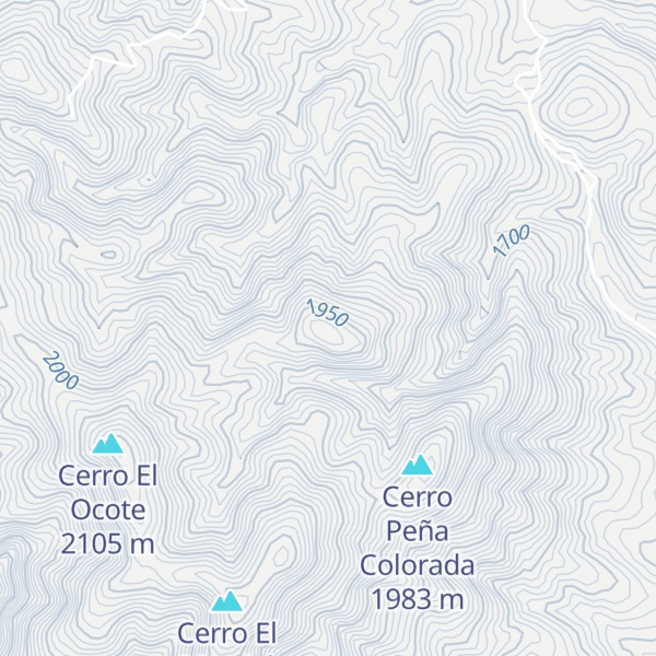 Map of Cerro Yucutache