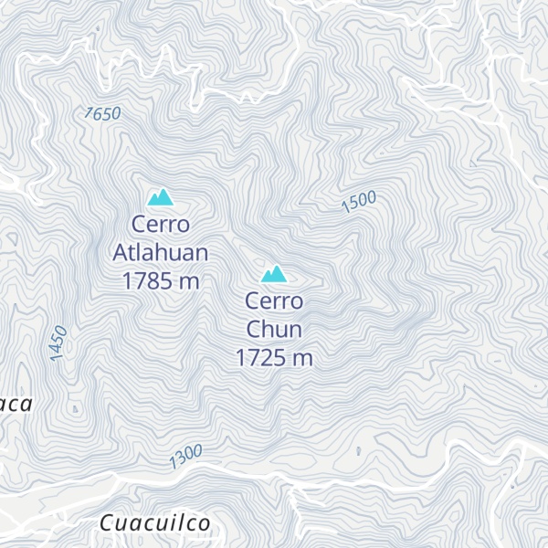 Map of Cerro Chun
