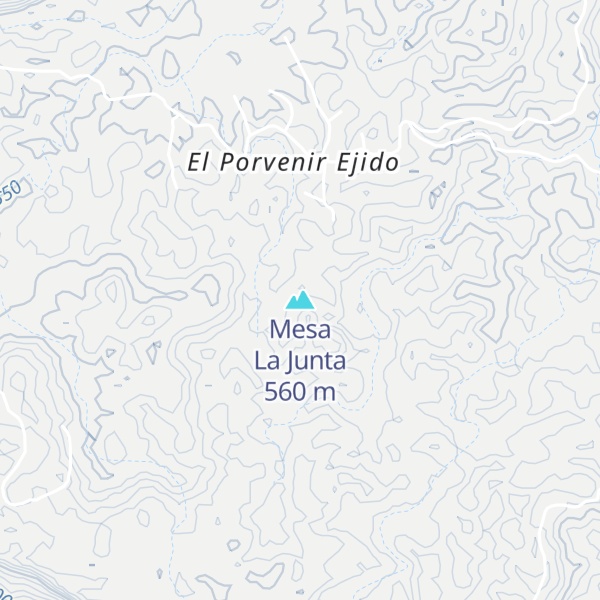 Map of Mesa La Junta