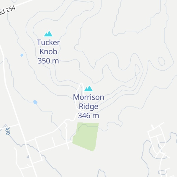 Map of Morrison Ridge